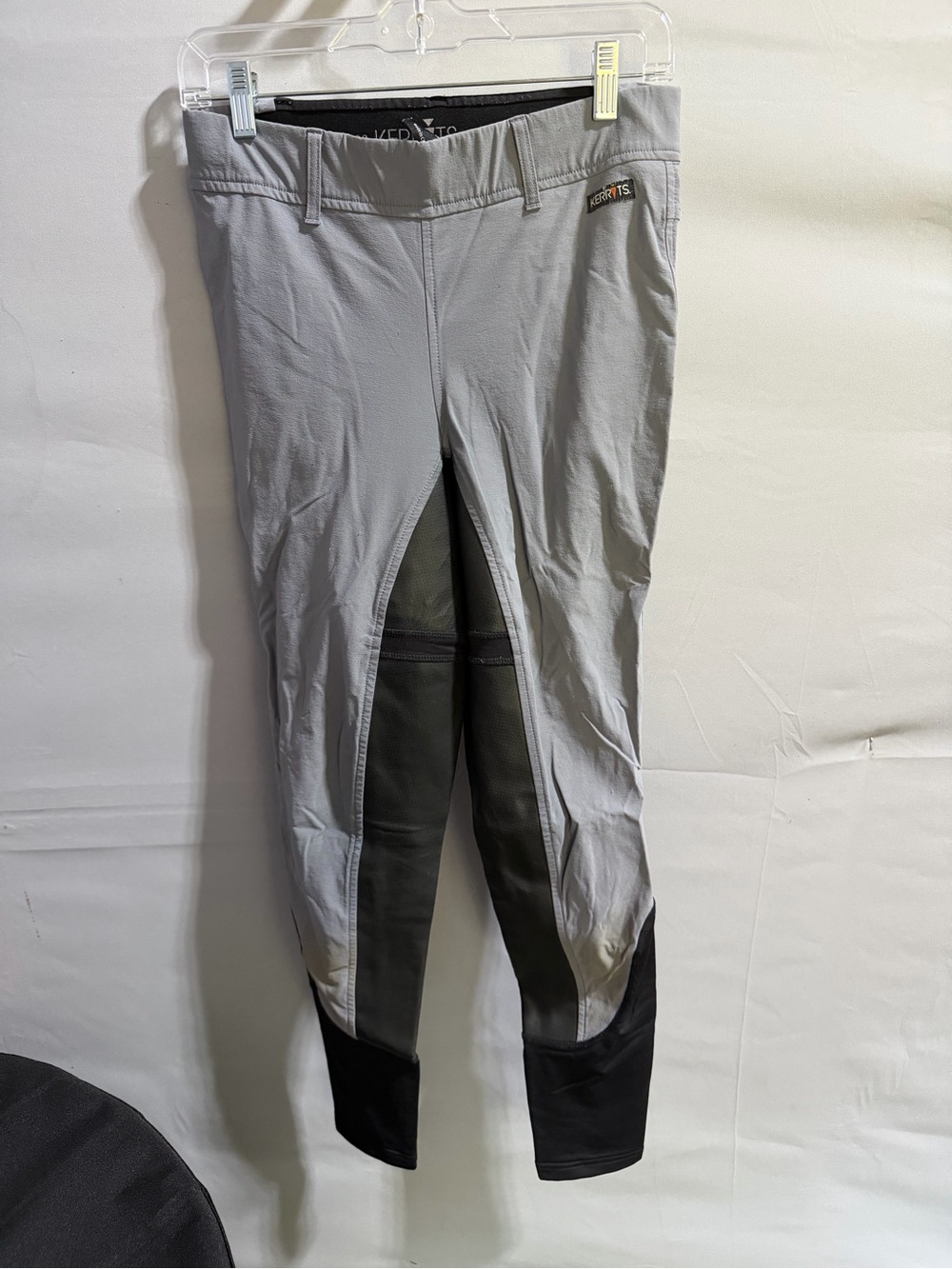 Kerrits Two-Tone Gray & Black Riding Leggings